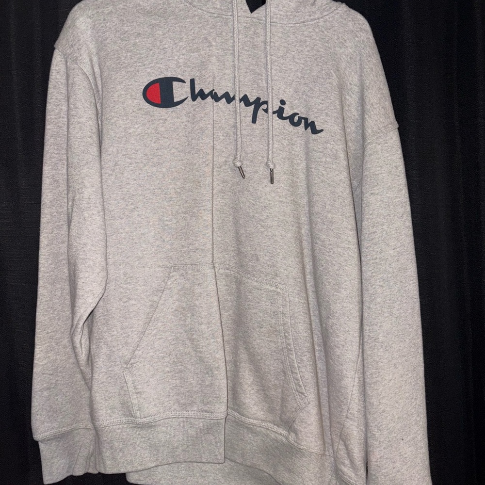 Champion Black and Gray Hoodie